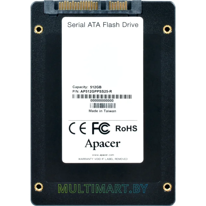 SSD диск Apacer PPSS25 512GB (AP512GPPSS25-R)